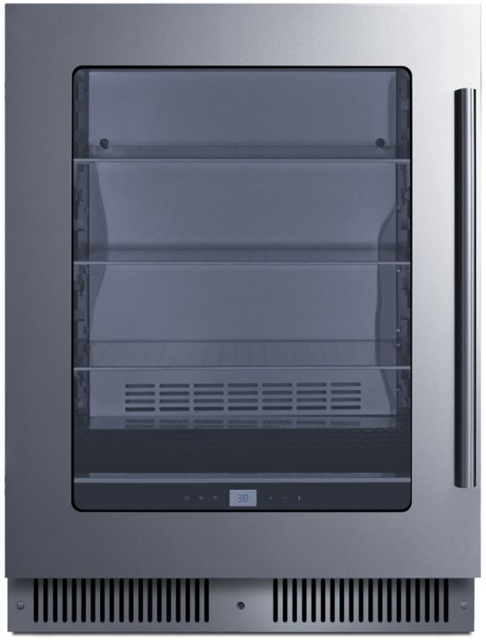 Summit® 24" 4.7 Cu. Ft. Stainless Steel Built-In Beverage Center-0