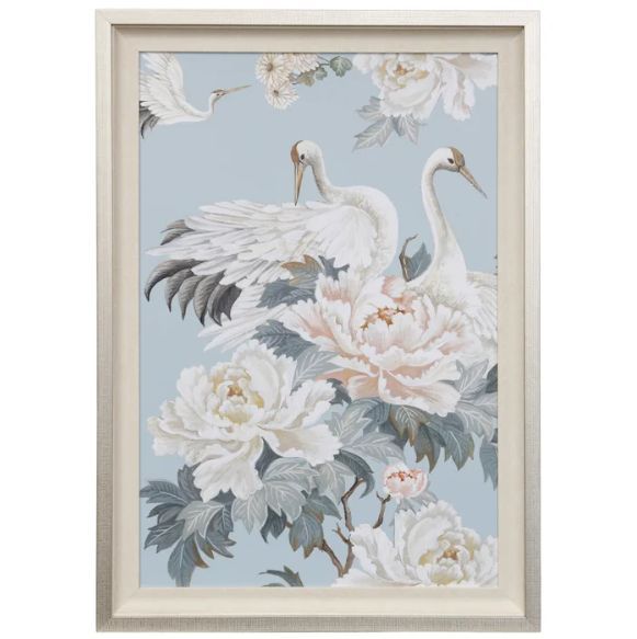 Stylecraft Soft Succulents II Beige/Blue Wall Art-0