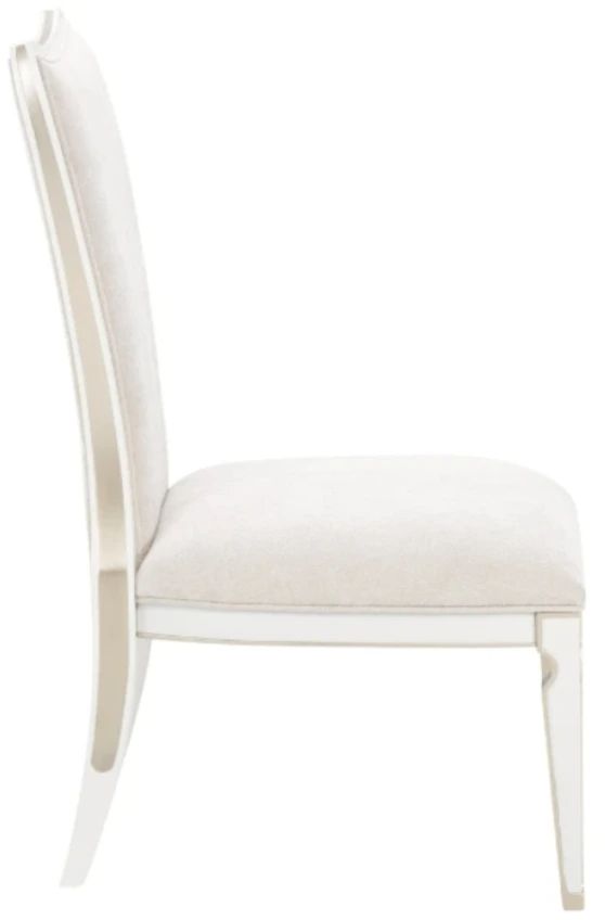 Michael Amini® La Marisia Creamy Pearl Dining Side Chair-3