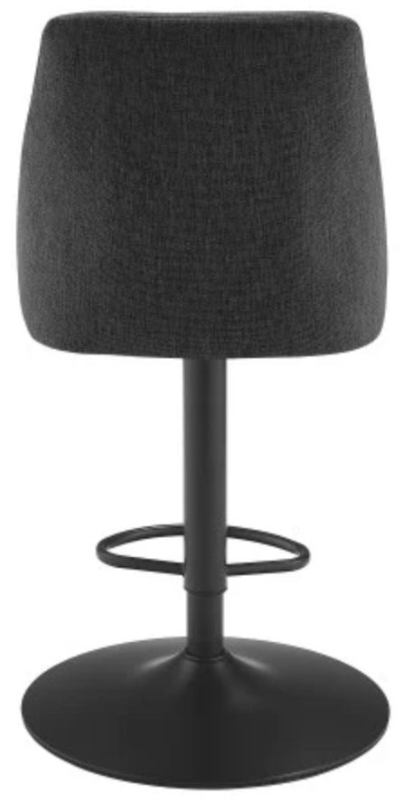 Powell® Bruce Dark Bronze/Gray Adjustable Bar Stool-4