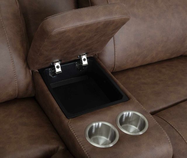 Franklin™ Parker Duvall Vintage Brown Power Reclining Loveseat-2