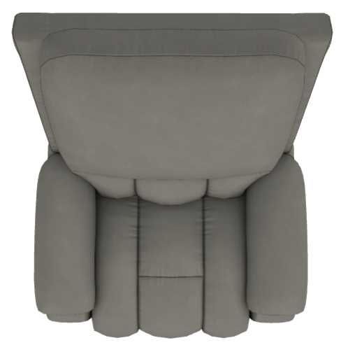 La-Z-Boy® Greyson Blue Grey Leather Manual Wall Recliner-4