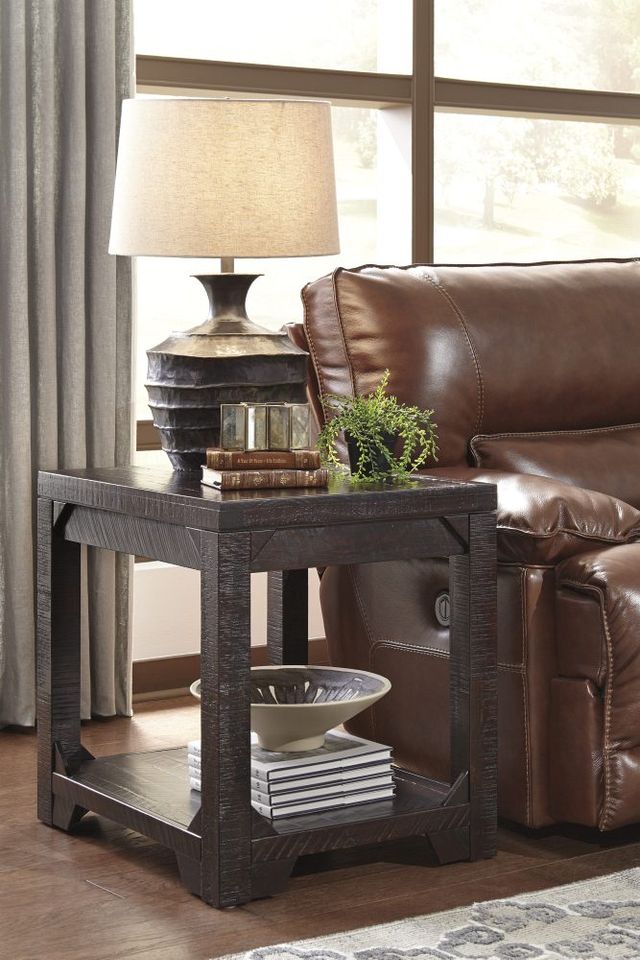 Signature Design by Ashley® Rogness Rustic Brown End Table-4