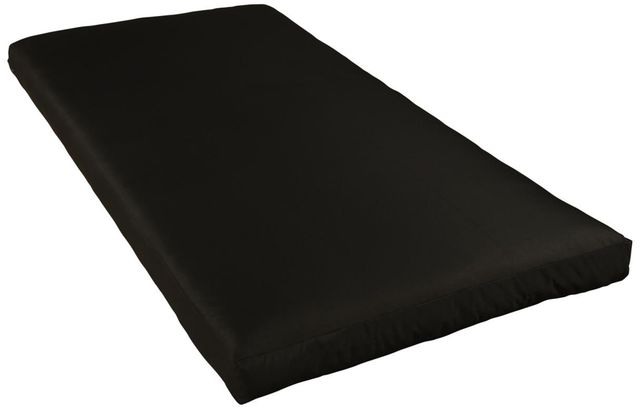 Kodiak Furniture Black 6" Coil Hinged Innerspring Twin Mattress -0