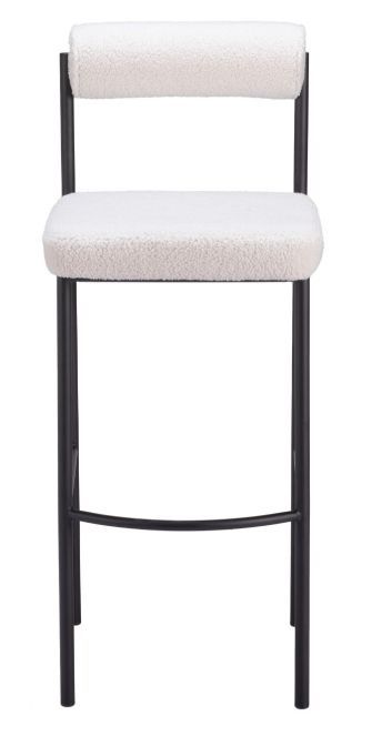 Zuo® Modern Livorno Ivory Barstool-2