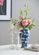 A & B Home Ren Blue/White Bird Vase-5