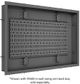Chief® Black Proximity™ Component Storage Panel TA Backplane-1