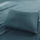 Olliix by Madison Park Teal Full 3M Microcell All Season Moisture Wicking Lightweight Sheet Set-1