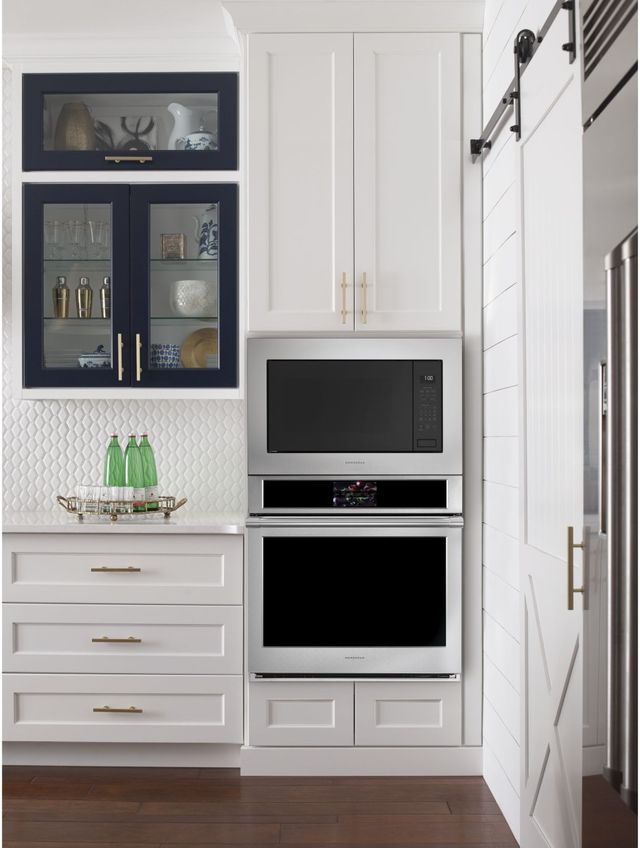 Monogram® 2.2 Cu. Ft. Black Built In Microwave-4