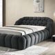 Furniture of America® Newquay Charcoal Queen Panel Bed-2