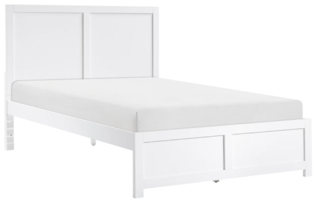 Homelegance® Galen White Full Platform Bed-0