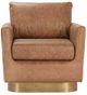 Classic Home Lathe Sedona Brown Swivel Chair-2