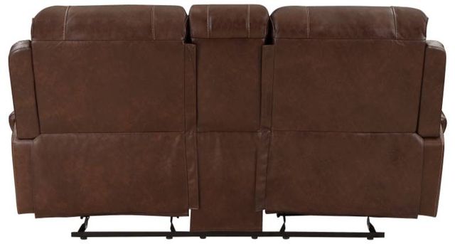 Homelegance® Newnan Brown Double Glider Power Reclining Loveseat-3