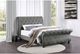 Mazin Furniture Crofton Dark Gray Full Upholstered Sleigh Bed-4