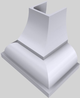 Vent-A-Hood® Designer Series 36" White Wall Mounted Range Hood-1
