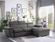Homelegance® Ferriday Gray Right-Arm Facing Pull-out Bed Sectional and Chaise with Hidden Storage-1