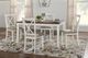 Powell® Jane 5-Piece Honey Brown/Vanilla White Dining Set-1