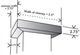 ZLINE Bright White Crown Molding-2