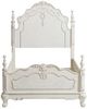 Mazin Furniture Cinderella New White Twin Youth Bed-0