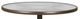 Telescope Casual Glass Top 30" Round Balcony Height Pedestal Table without Hole-1