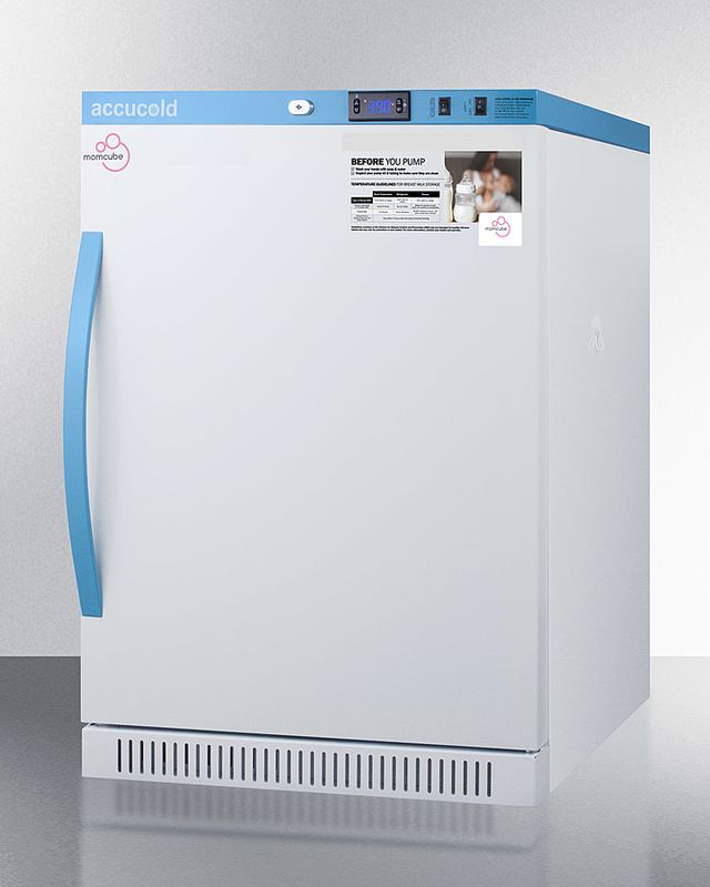 Accucold® MOMCUBE™ 6.0 Cu. Ft. White Breast Milk Refrigerator-1