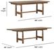 Flexsteel® Azalea Rectangular Walnut Dining Table-2