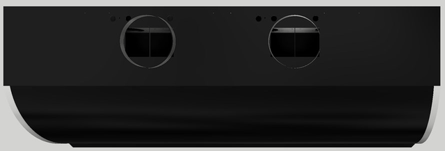 Vent-A-Hood® 54" Wall Mount Range Hood-Black-1