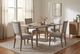 Bernards Citrus Heights 5-Piece Gray/Sand Hi-Lo Triad Table Set-1