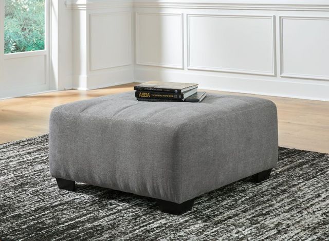 Benchcraft® Birkdale Court Gray Oversized Accent Ottoman-2