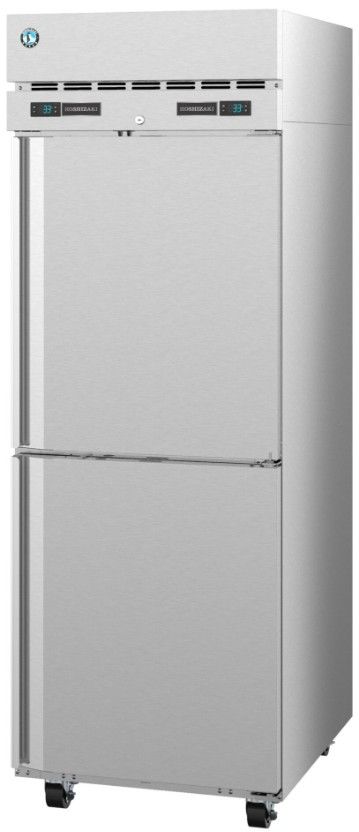 Hoshizaki Steelheart® 28" 10.9 Cu. Ft. Stainless Steel Single Section Dual Temperature Upright Refrigerator and Freezer -2