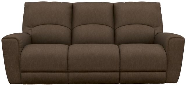 La-Z-Boy® Cassian Teak Manual Reclining Sofa-1