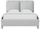 Artisan & Post by Vaughan-Bassett Pure Maple Blue Mist/Syrup Queen Upholstered Panel Bed -1