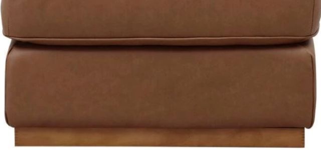 Leather Italia™ Georgetowne Mason Brown Ottoman-2
