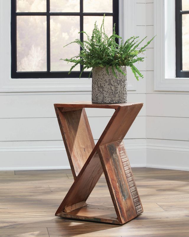 Coaster® Lily Reclaimed Wood Accent Table-3
