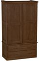 Armoire à étagères Brindle, brun, de Crate Designs™ Furniture-1