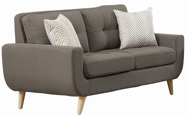 Homelegance® Deryn Gray Loveseat-0