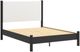 Signature Design by Ashley® Cadmori Black/White Queen Upholstered Panel Bed-0
