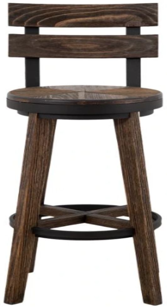 International Furniture Direct Dutton Brown 43" Bar Stool-2