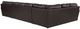 Jackson Furniture Denali 3-Piece Chocolate Right-Arm Facing Sectional and Chaise-4
