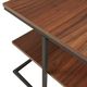 Olliix by 510 Design Monarch Dark Coffee/Black 42" Rectangle Coffee Table-4