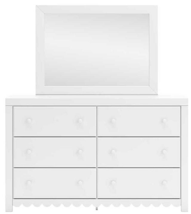 Signature Design by Ashley® Mollviney White Dresser and Mirror-2