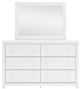 Signature Design by Ashley® Mollviney White Dresser and Mirror-2