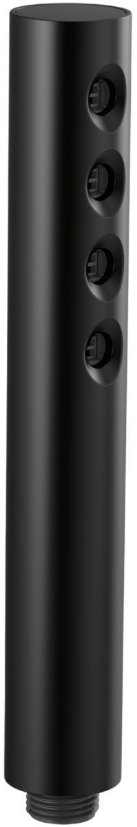 Brizo Essential™ Matte Black Linear Round H2Okinetic® Single Function Handshower-0