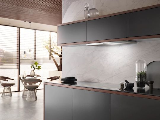 Miele 35" Stainless Steel Insert Range Hood -1