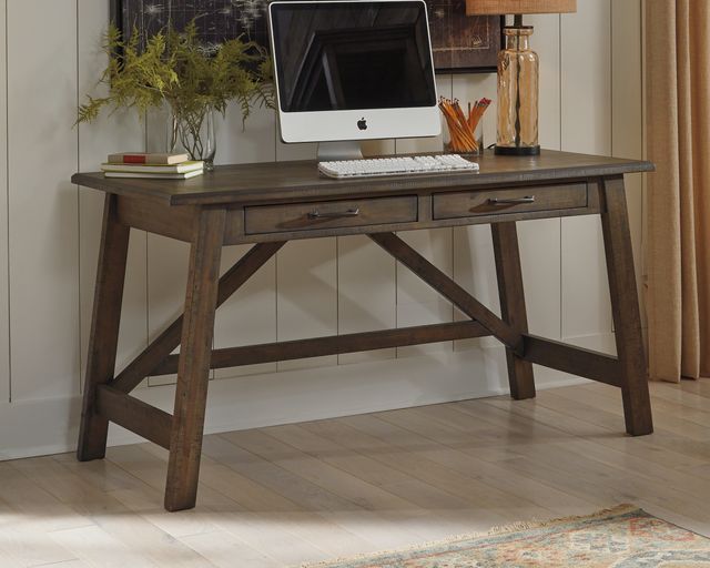 Signature Design by Ashley® Johurst Grayish Brown Home Office Desk-2