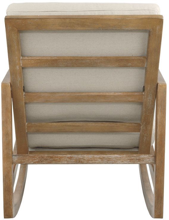 Signature Design by Ashley® Novelda Neutral Rocker Accent Chair-3