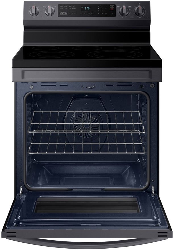 Samsung 30" Fingerprint Resistant Black Stainless Steel Smart Freestanding Electric Range-8