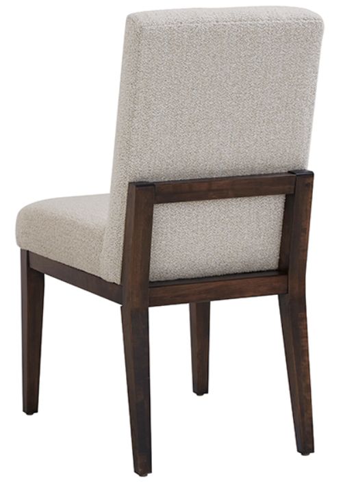 LM Co Home By Vaughan-Bassett Crafted Cherry by Ben & Erin Napier Dark Cherry/Oatmeal Upholstered Side Chair-3