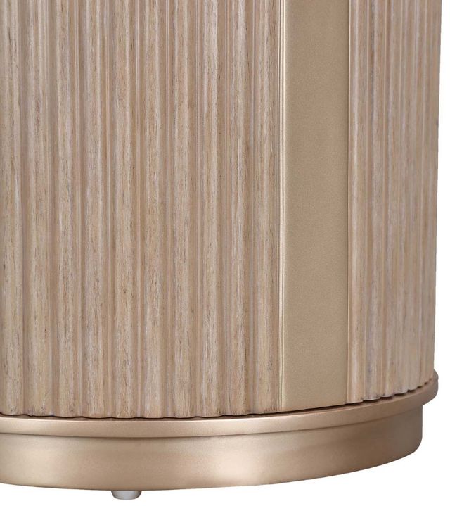 Michael Amini® West Kensington Sea Salt Caramel Chairside Table-3