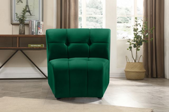 Meridian Furniture Limitless Green Velvet Modular Chair-1